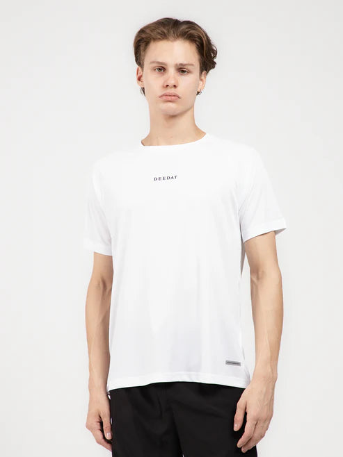 DEEDAT Performance Wear Crew Neck Tee - White