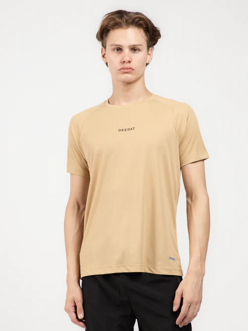 DEEDAT Performance Wear Crew Neck Tee - Mustard