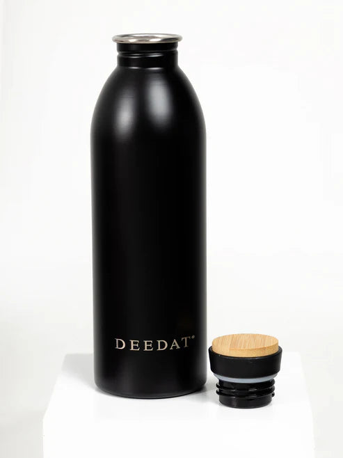 DEEDAT Stainless Steel Water Bottle 600 ML - Black