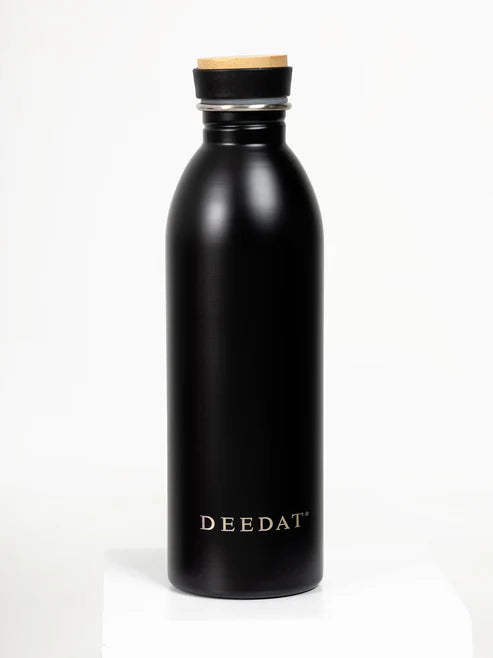 DEEDAT Stainless Steel Water Bottle 600 ML - Black
