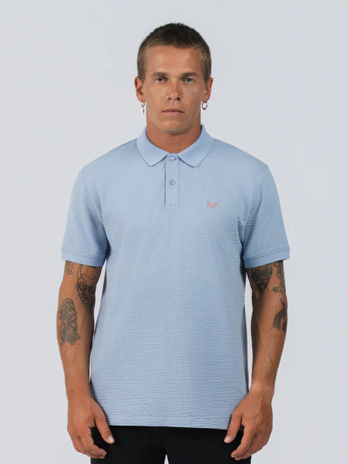 DEEDAT Short Sleeve Polo Regular fit - Sky Blue