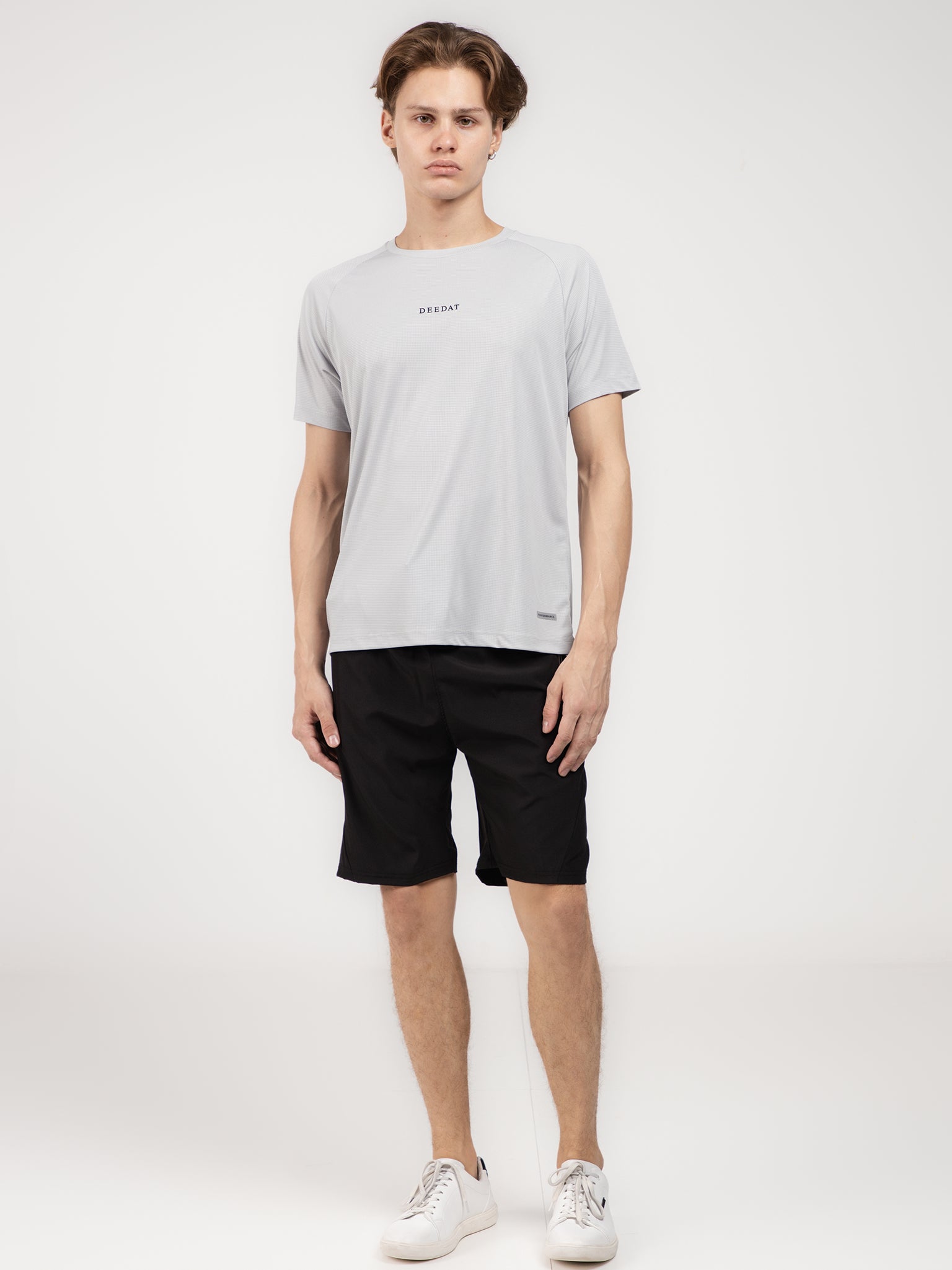 DEEDAT Performance Wear Crew Neck Tee - Gray