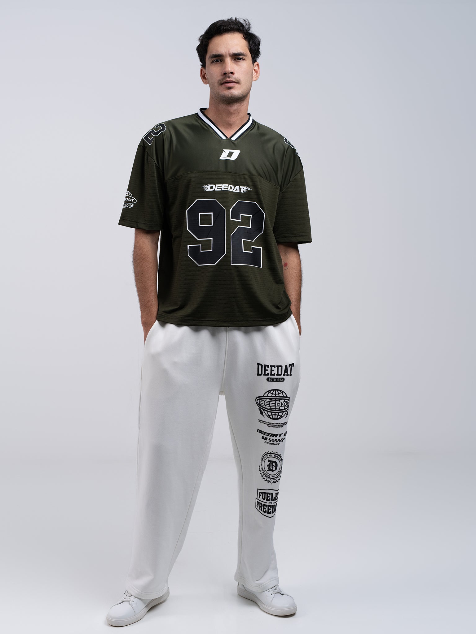 DEEDAT Fueled By Freedom Oversized Bottom - Off White